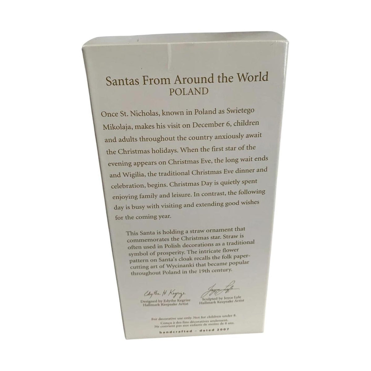 2007 Poland Hallmark Ornament (Santa's from Around the World) QXG7279 Image5