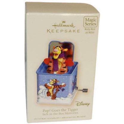 2007 Pop! Goes the Tigger Hallmark Ornament (Jack-in-the-Box Memories) QX4237