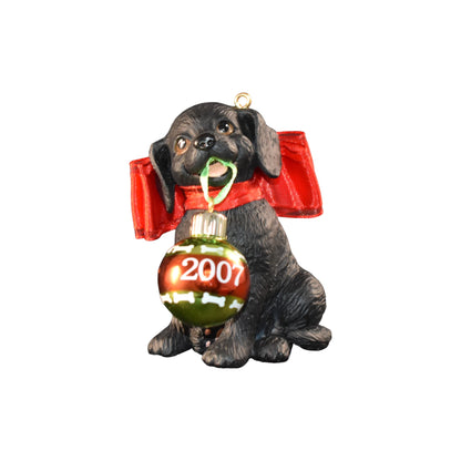2007 Puppy Love (Puppy Love) Carlton Cards Heirloom Ornament CXOR-047R Image1