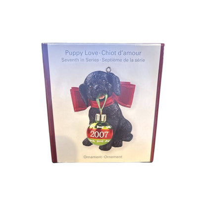 2007 Puppy Love (Puppy Love) Carlton Cards Heirloom Ornament CXOR-047R Image2