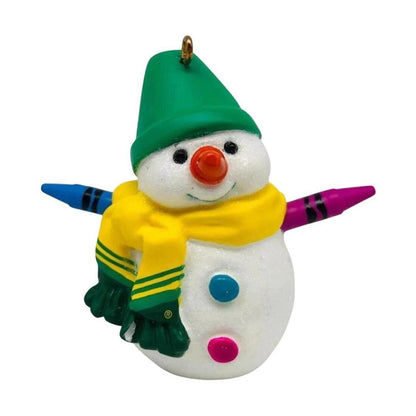 2007 Rainbow Snowman Hallmark Ornament (Crayola) QXE9117 Image1