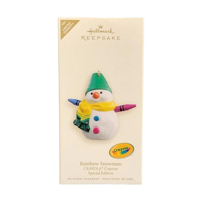 2007 Rainbow Snowman Hallmark Ornament (Crayola) QXE9117 Image2