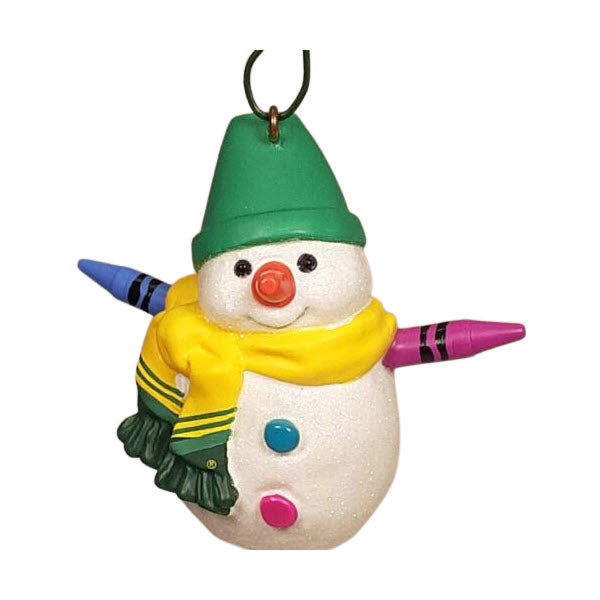 2007 Rainbow Snowman Hallmark Ornament (Crayola) QXE9117