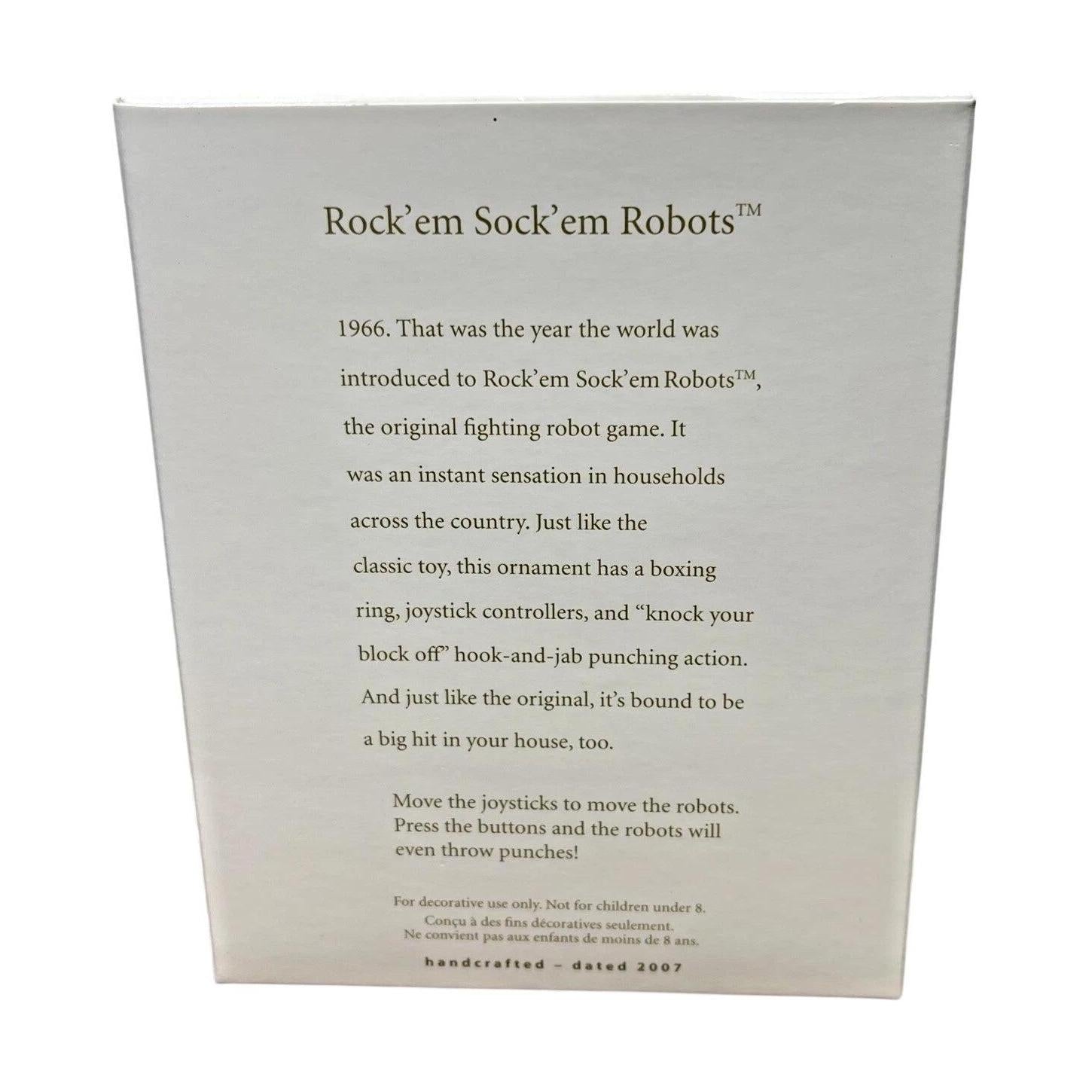 2007 Rock'em Sock'em Robots Hallmark Ornament (Toys and Games) QXI7249 Image6