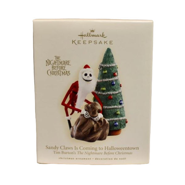 2007 Sandy Claws Is Coming to Halloweentown Hallmark Ornament (Tim Burton's The Nightmare Before Christmas) QXD4447