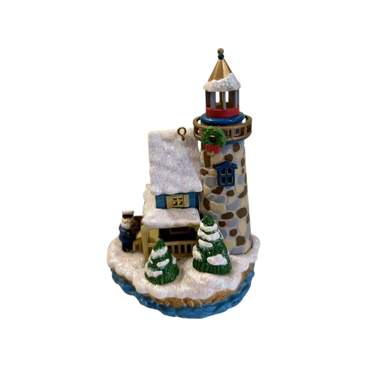 2007 Santa by the Sea (Lighthouse) Carlton Cards Heirloom Ornament CXOR-059P Image3
