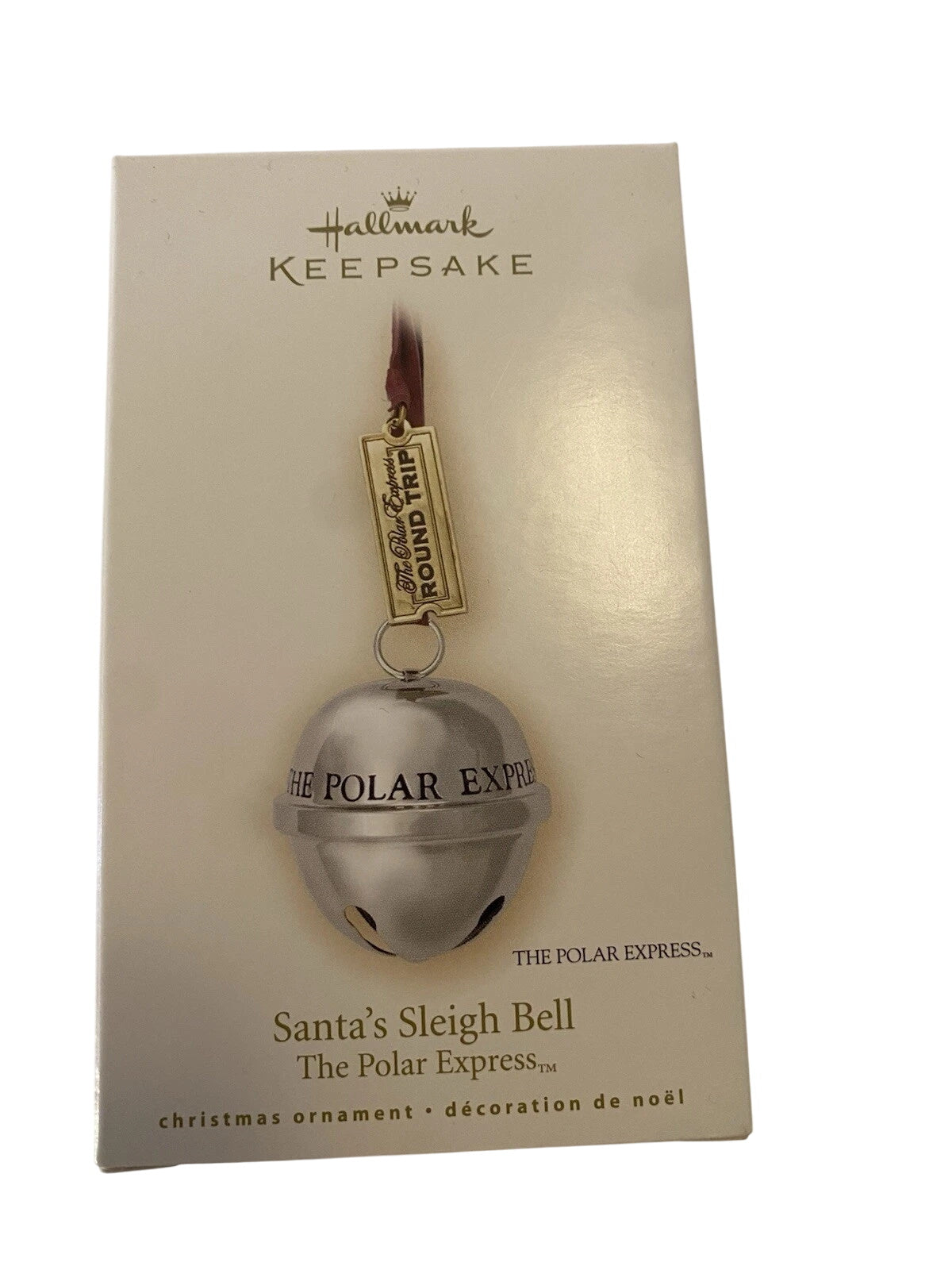 2007 Santa's Sleigh Bell Hallmark Ornament (The Polar Express) QHC4059