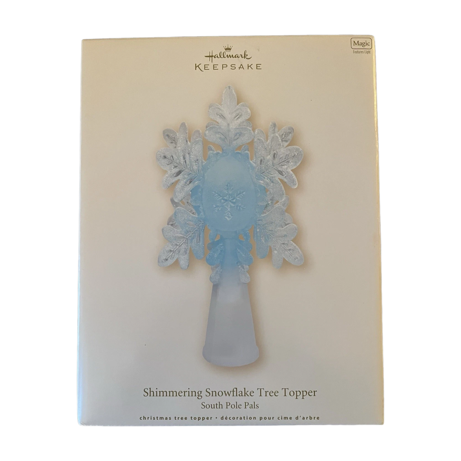 2007 Shimmering Snowflake Tree Topper Hallmark Ornament (Snowflake) QXT8329 Image2