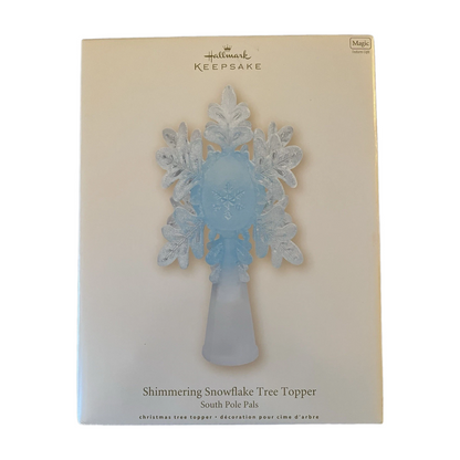2007 Shimmering Snowflake Tree Topper Hallmark Ornament (Snowflake) QXT8329 Image2