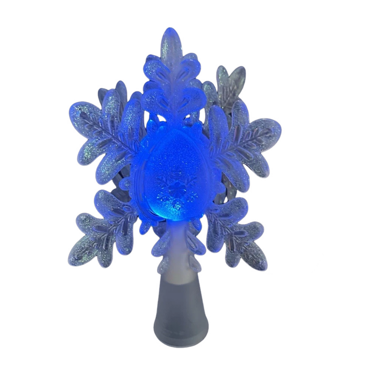2007 Shimmering Snowflake Tree Topper Hallmark Ornament (Snowflake) QXT8329 Image3