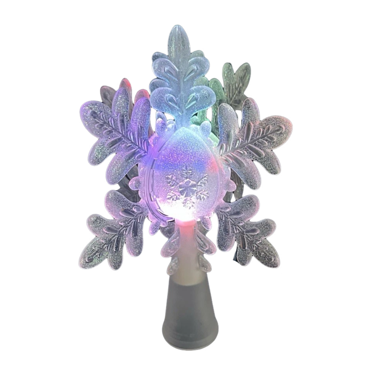 2007 Shimmering Snowflake Tree Topper Hallmark Ornament (Snowflake) QXT8329 Image4
