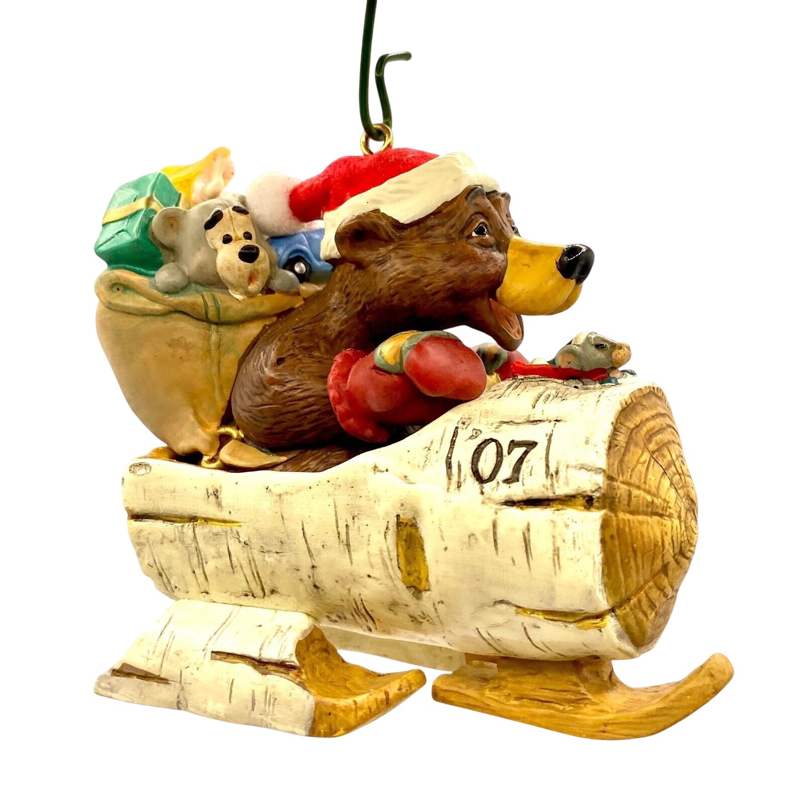 2007 Sledding Into Christmas Hallmark Ornament (Nick and Christpher) QX7107