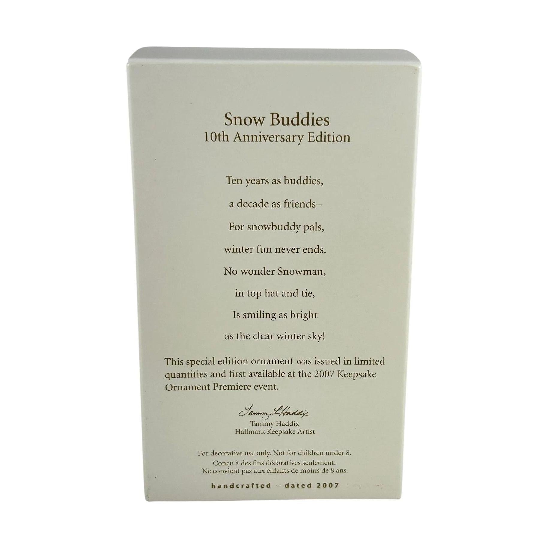 2007 Snow Buddies Hallmark Ornament (Snow Buddies) QXE9087 Image7