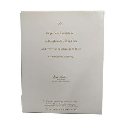 2007 Son Hallmark Ornament (Family) QXG6179 Image4