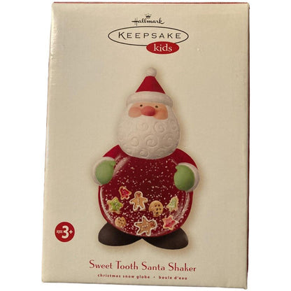 2007 Sweet Tooth Santa Shaker Hallmark Ornament (Water Globe) QHF3107