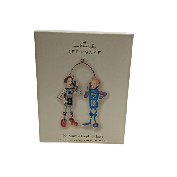 2007 The Mom-Daughter Line Hallmark Ornament (Family) QXG6207