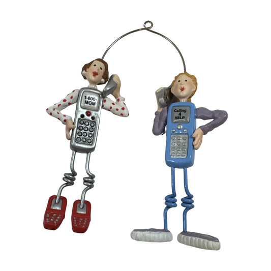 2007 The Mom-Daughter Line Hallmark Ornament (Family) QXG6207 Image1