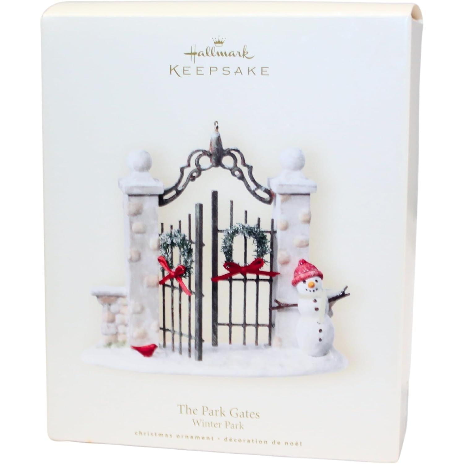 2007 The Park Gates Hallmark Ornament (Winter Garden) QP1217