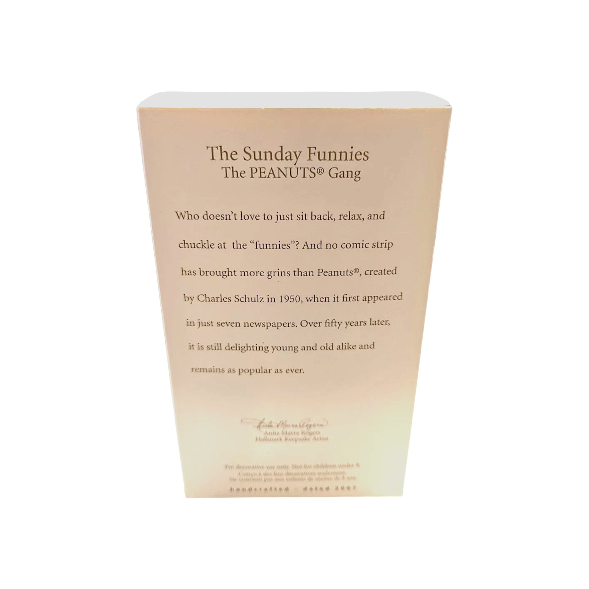 2007 The Sunday Funnies Hallmark Ornament (Peanuts) QXI4317 Image5