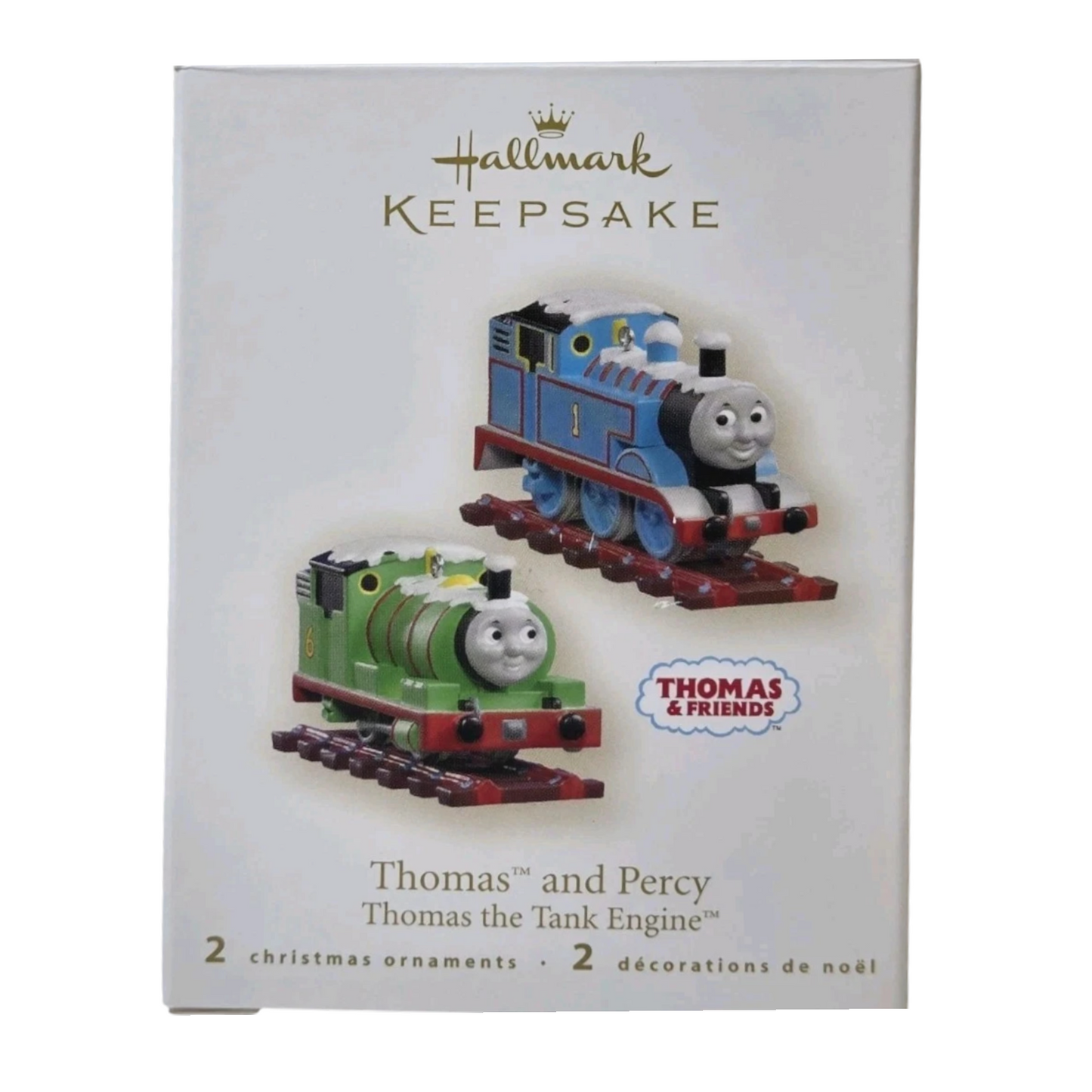 2007 Thomas and Percy Hallmark Ornament (Thomas the Tank Engine) QXI4389