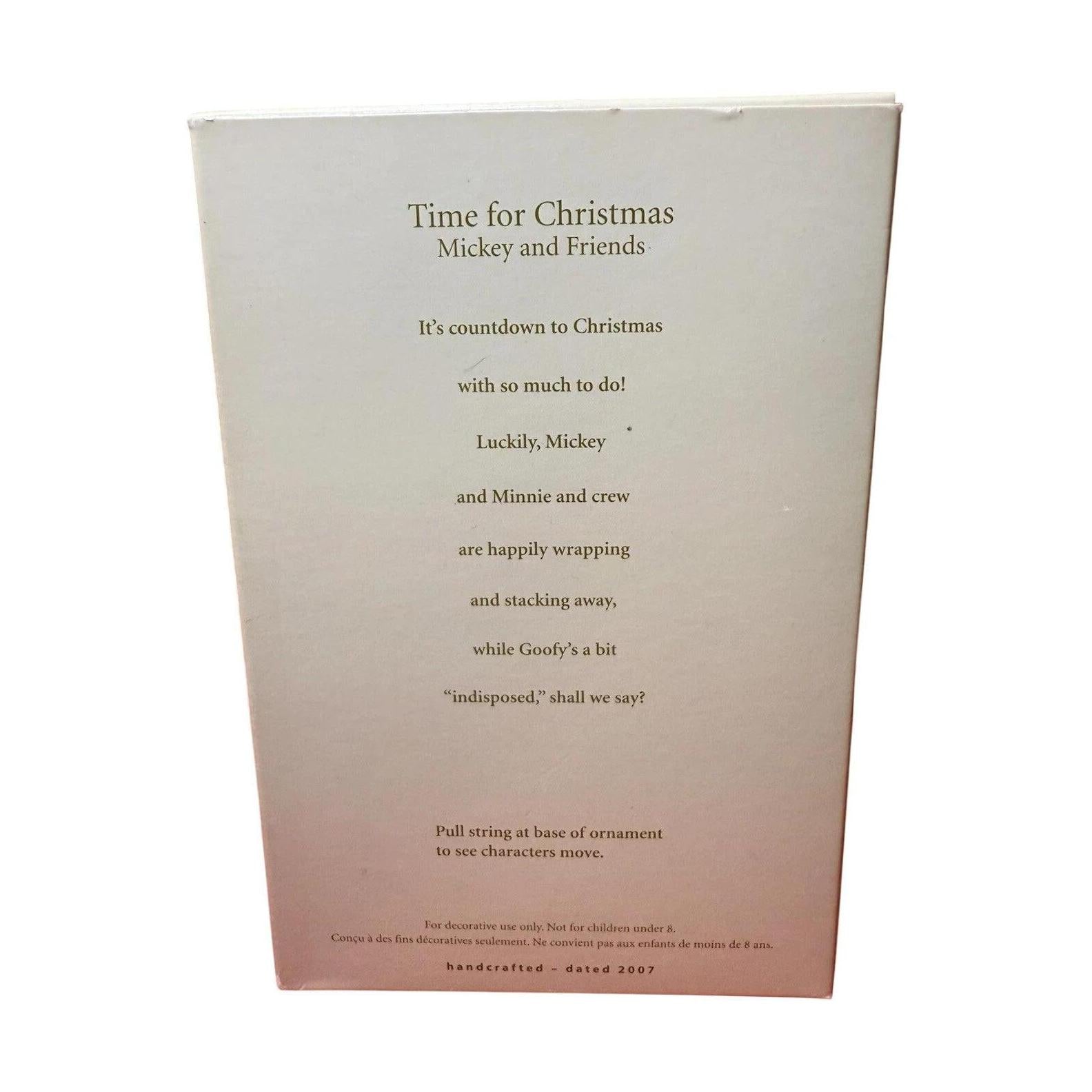 2007 Time for Christmas Hallmark Ornament (Mickey and Friends) QXC7006 Image6