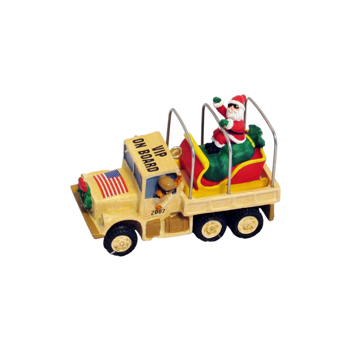 2007 VIP on Board (Santa Claus) Carlton Cards Heirloom Ornament CXOR-244R Image1