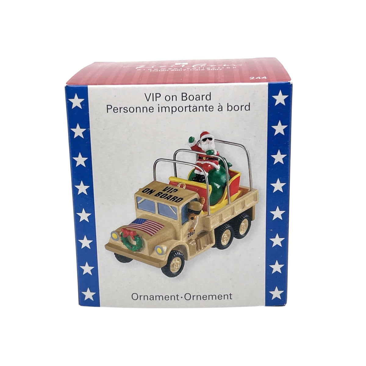 2007 VIP on Board (Santa Claus) Carlton Cards Heirloom Ornament CXOR-244R Image2