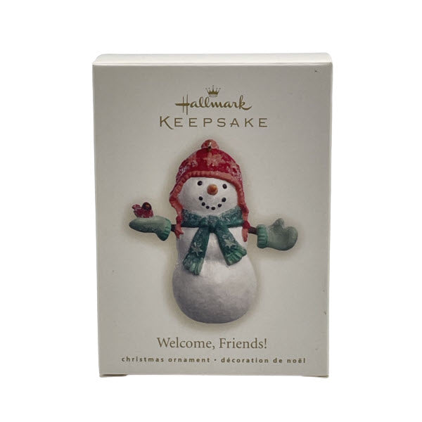 2007 Welcome, Friends! Hallmark Ornament (Snowmen) PR4093