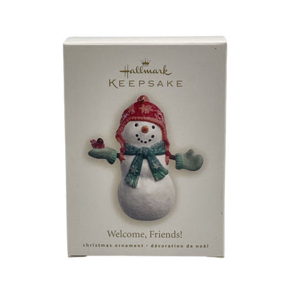2007 Welcome, Friends! Hallmark Ornament (Snowmen) PR4093