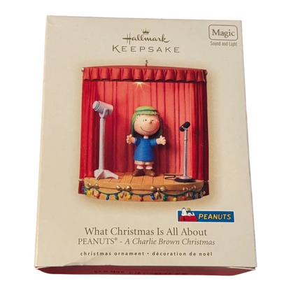2007 What Christmas Is All About Hallmark Ornament (Peanuts) QXI7639