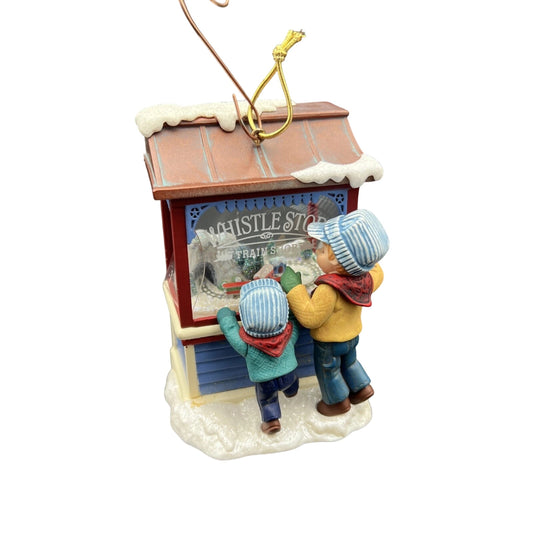 2007 Whistle Stop Hallmark Ornament (Christmas Window) QXC7001 Image1