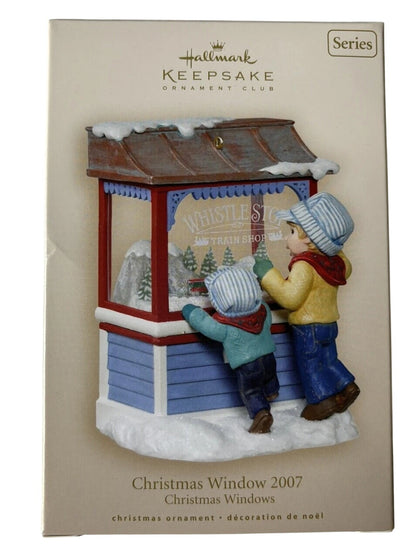 2007 Whistle Stop Hallmark Ornament (Christmas Window) QXC7001 Image2
