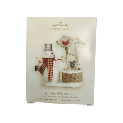 2007 Wishing-Well Friends Hallmark Ornament (The Snowmen of Winter Garden) QP1627 Image2