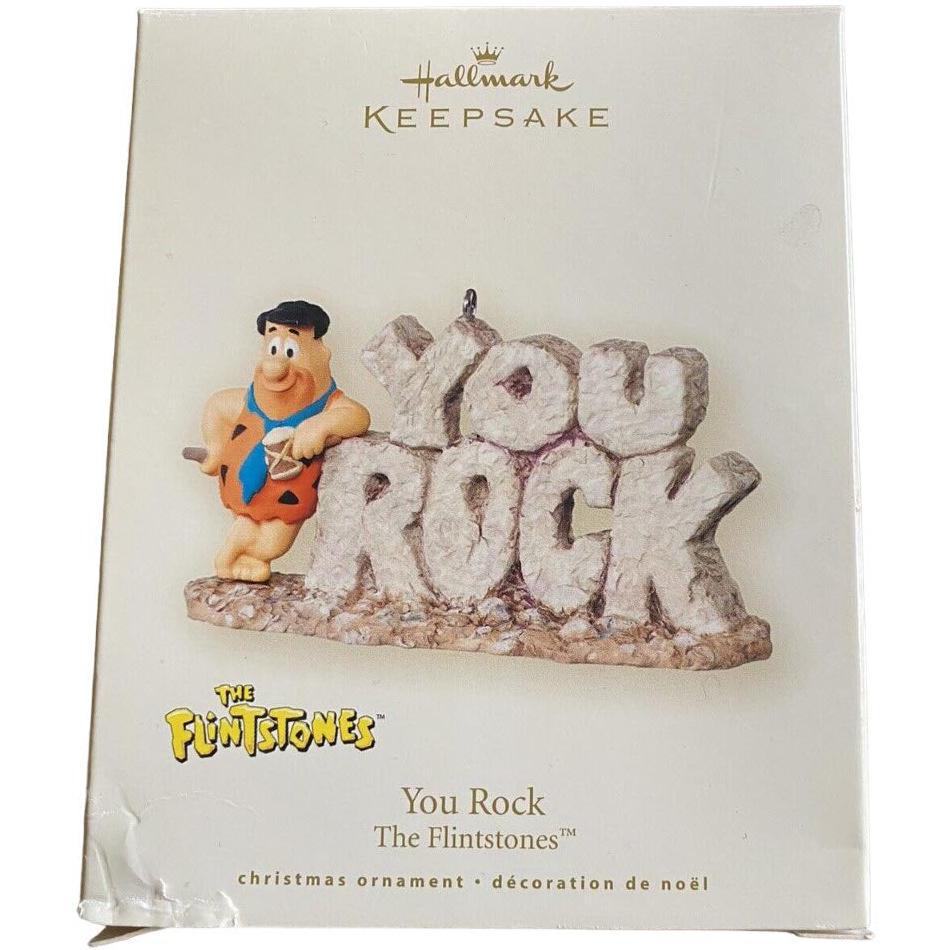 2007 You Rock Hallmark Ornament (The Flintstones) QXI6419