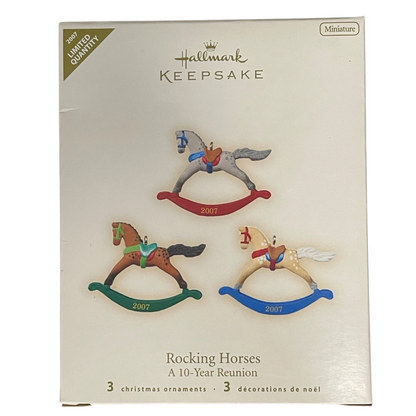 2007Rocking Horses Hallmark Ornament (Miniature Rocking Horse) QXE9017