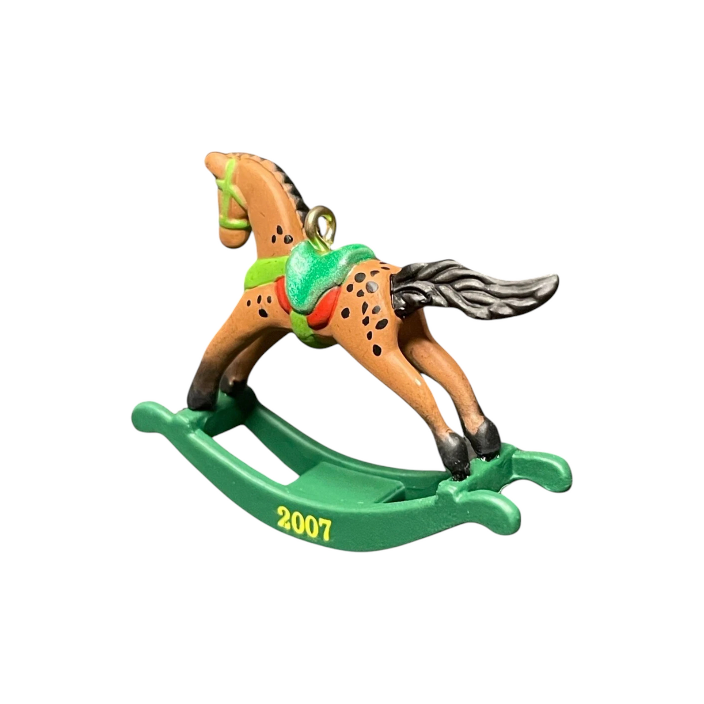 2007Rocking Horses Hallmark Ornament (Miniature Rocking Horse) QXE9017