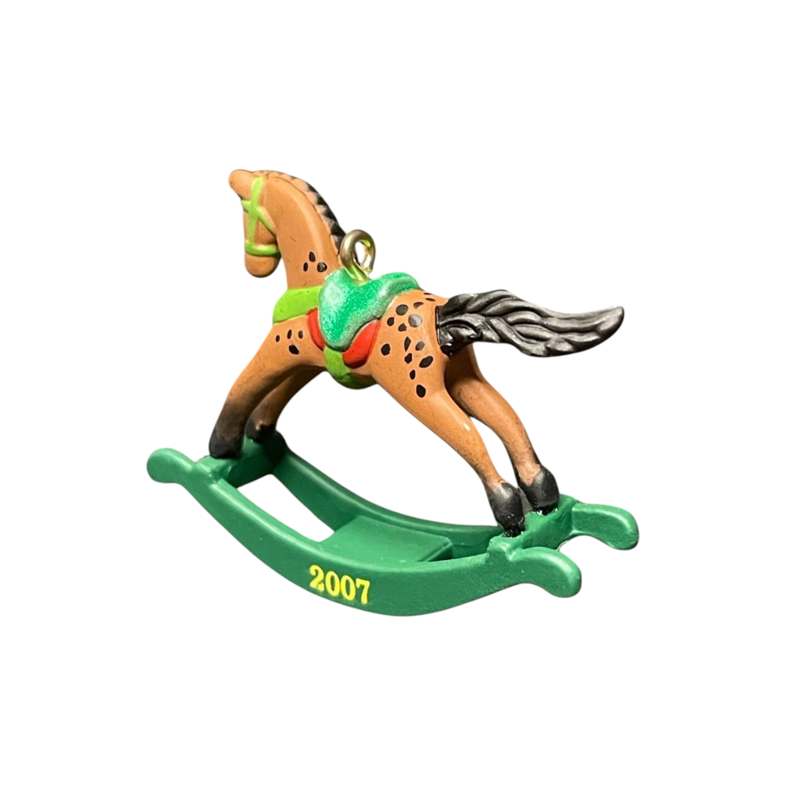 2007Rocking Horses Hallmark Ornament (Miniature Rocking Horse) QXE9017