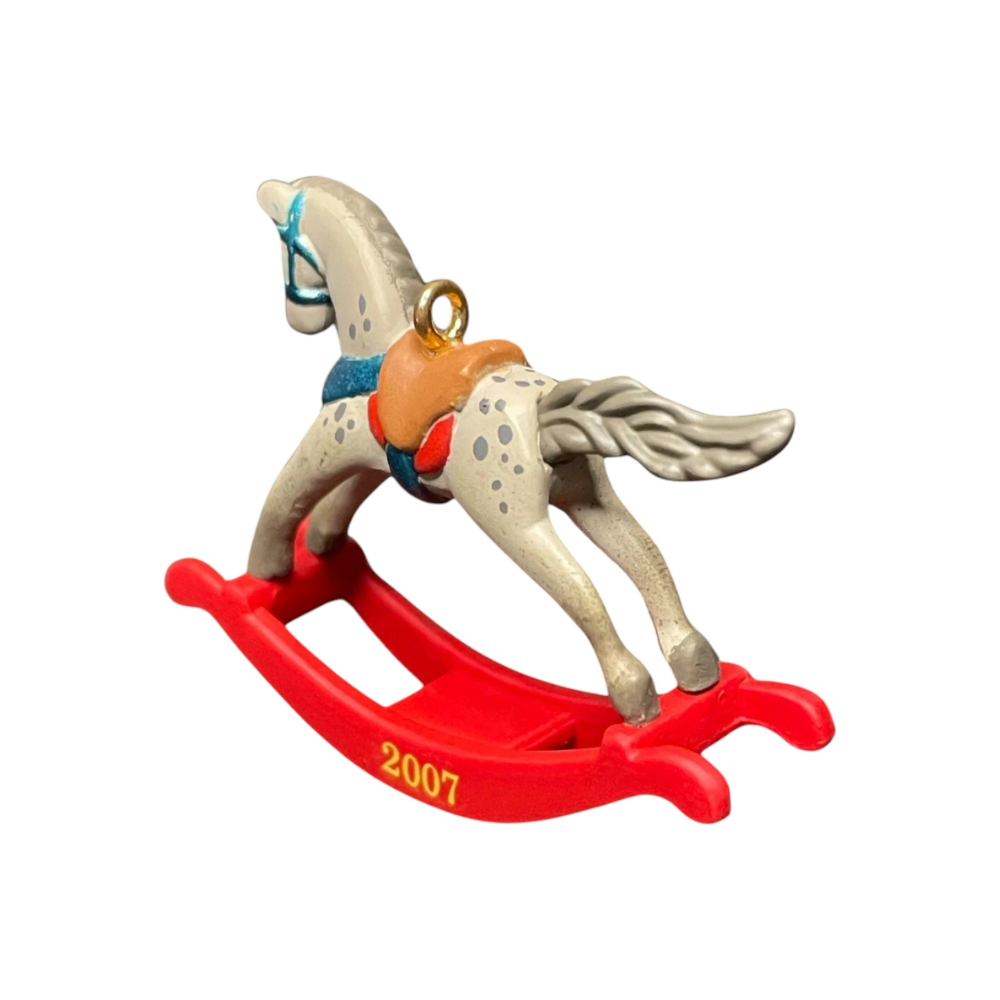 2007Rocking Horses Hallmark Ornament (Miniature Rocking Horse) QXE9017