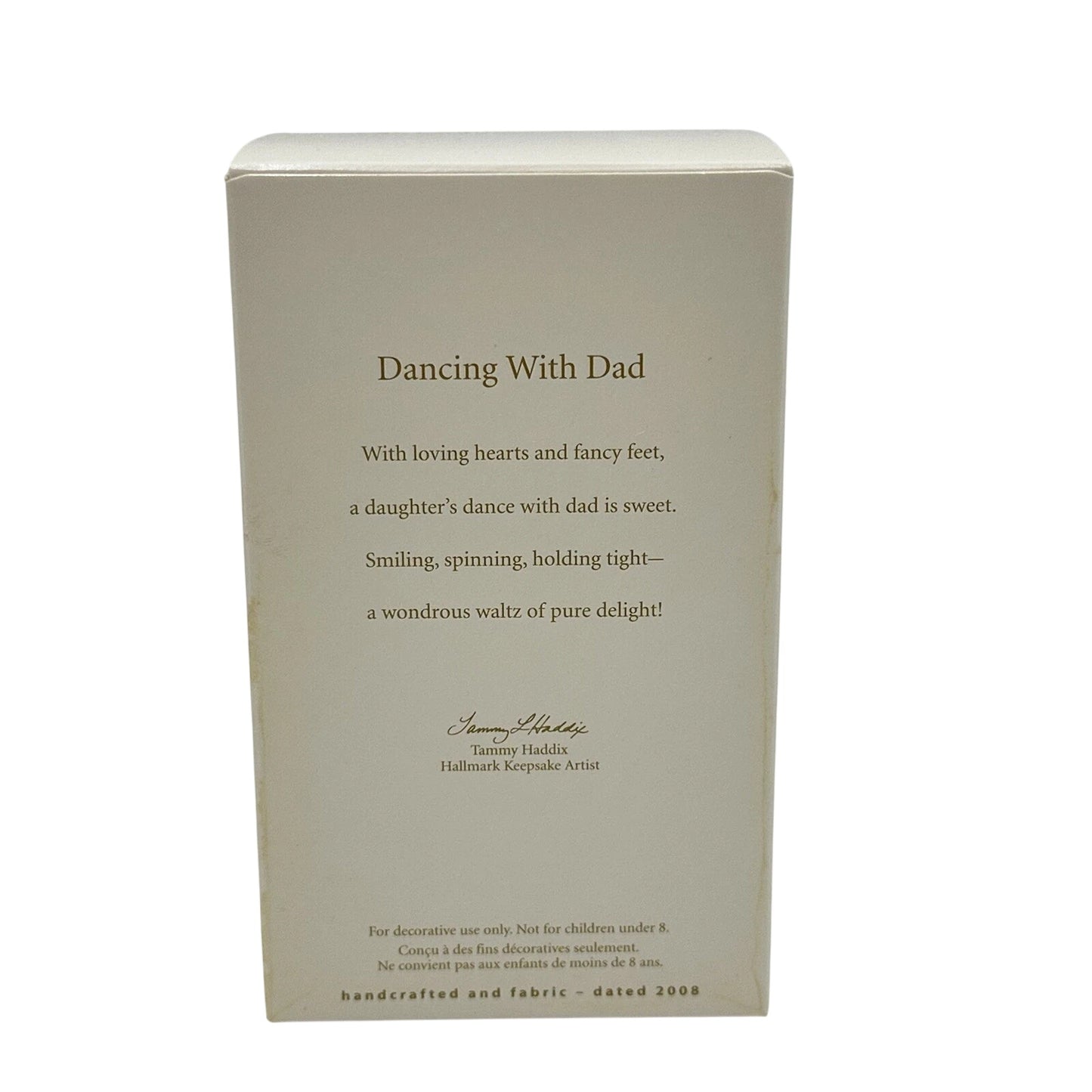 2008 Dancing With Dad Hallmark Ornament (Teddy Bear) QXG6374
