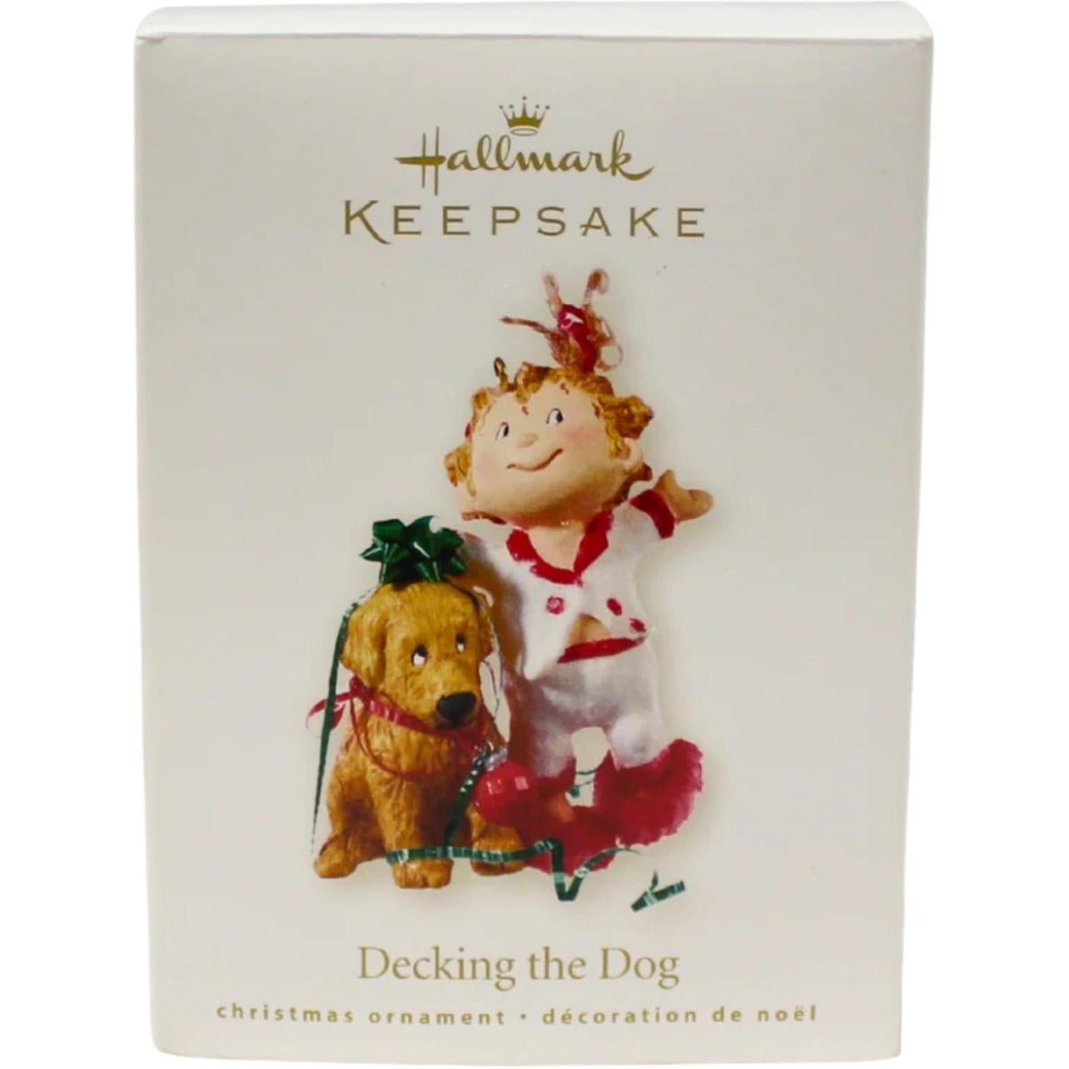 2008 Decking the Dog Hallmark Ornament (Animal) QXG7264