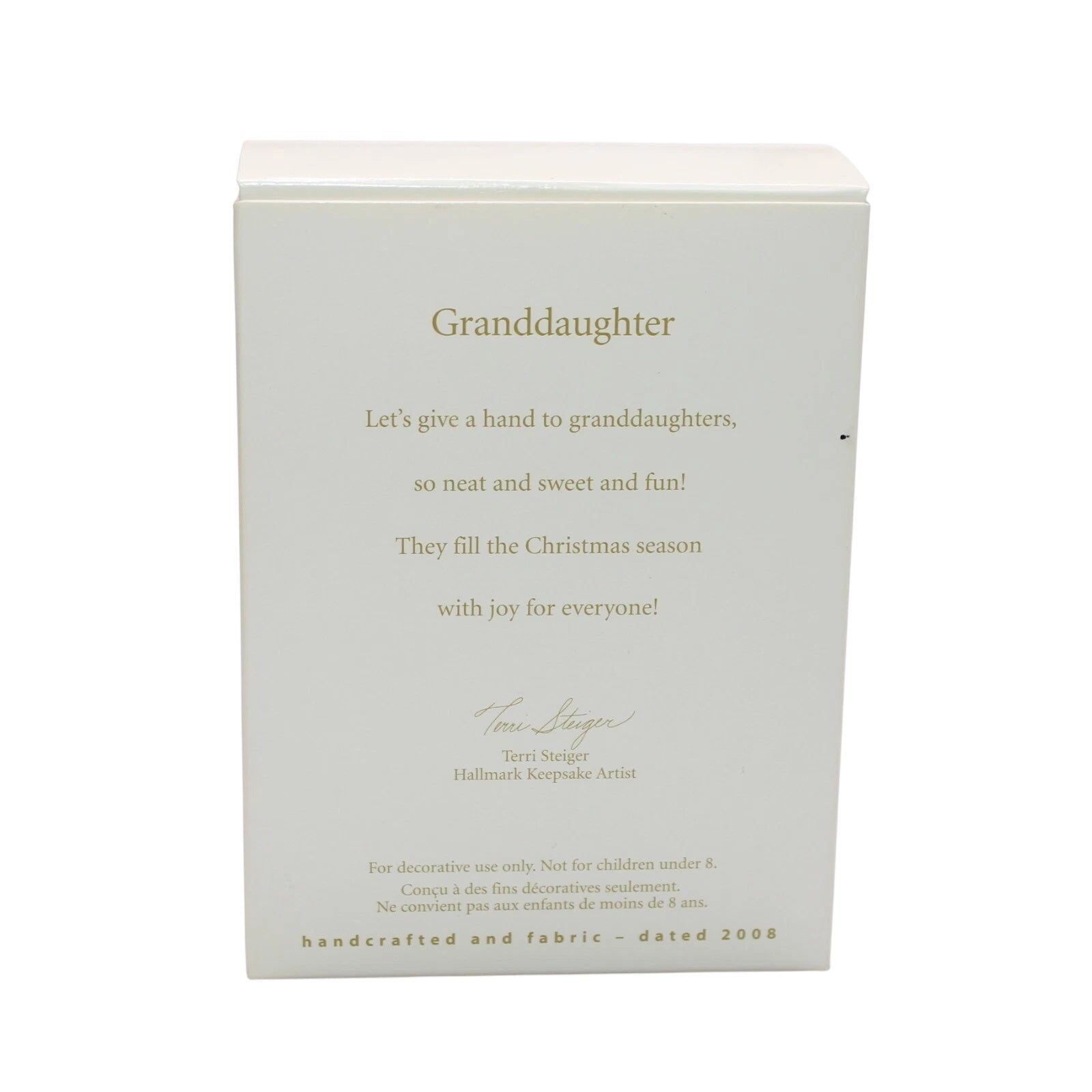 2008 GrandDaughter Hallmark Ornament (GrandDaughter) QXG6194