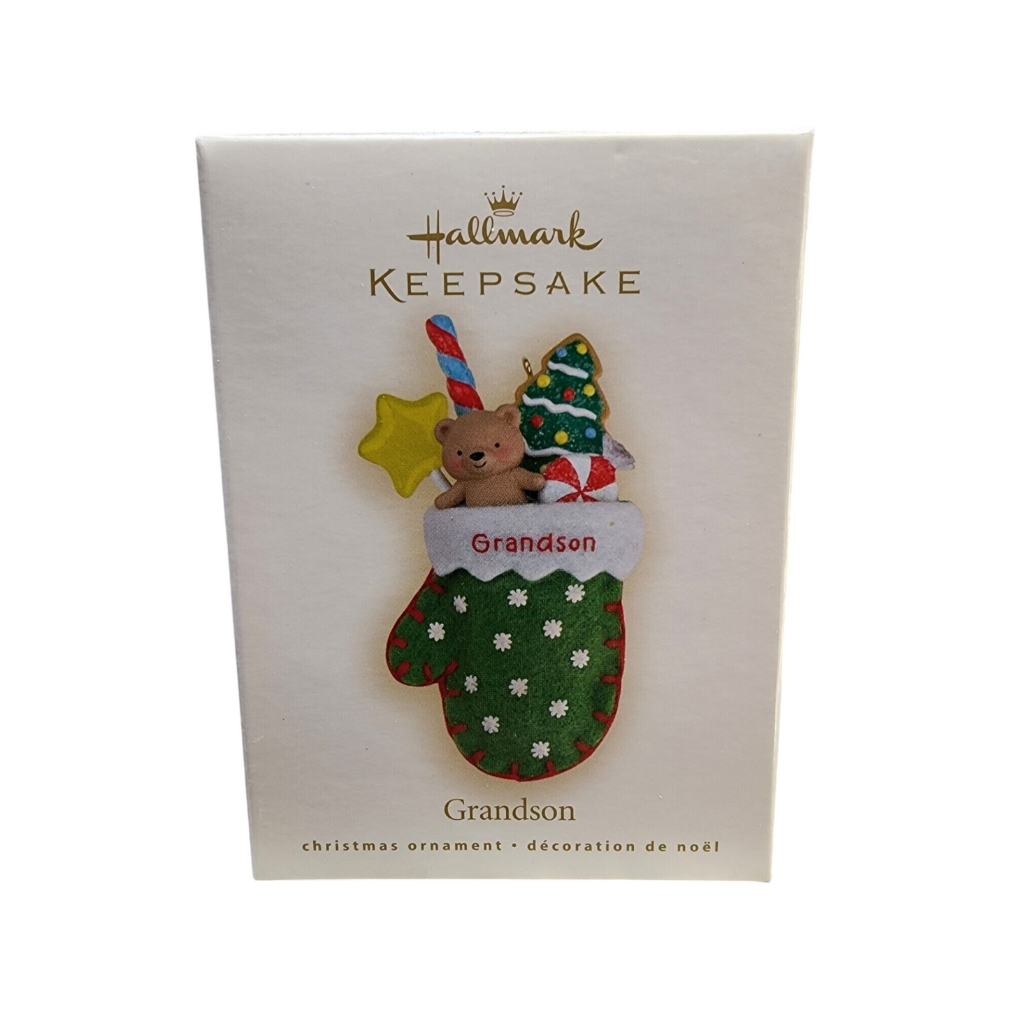 2008 Grandson Hallmark Ornament (Mittens) QXG6201
