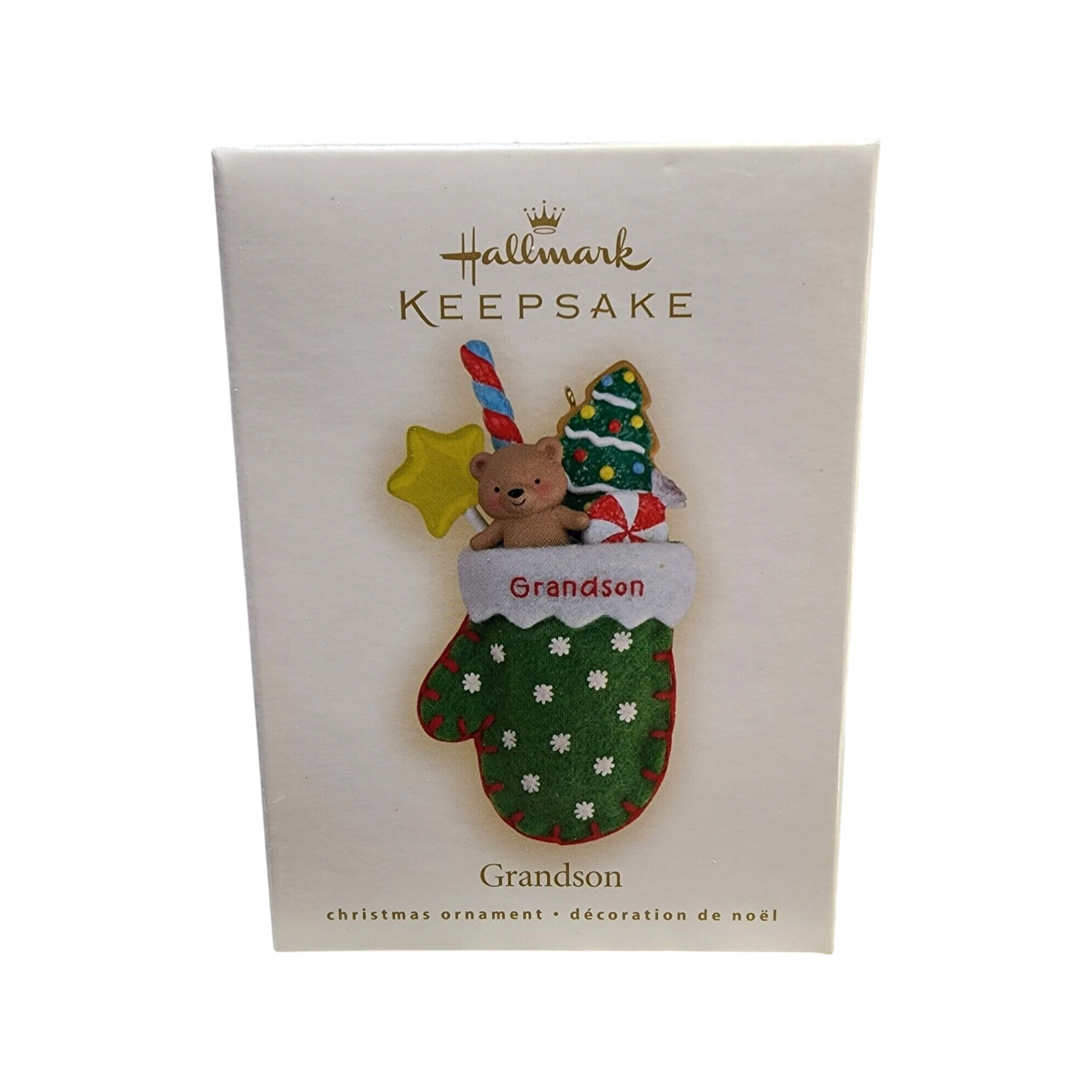 2008 Grandson Hallmark Ornament (Mittens) QXG6201