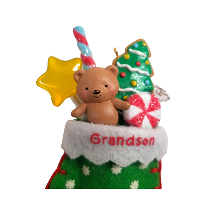 2008 Grandson Hallmark Ornament (Mittens) QXG6201