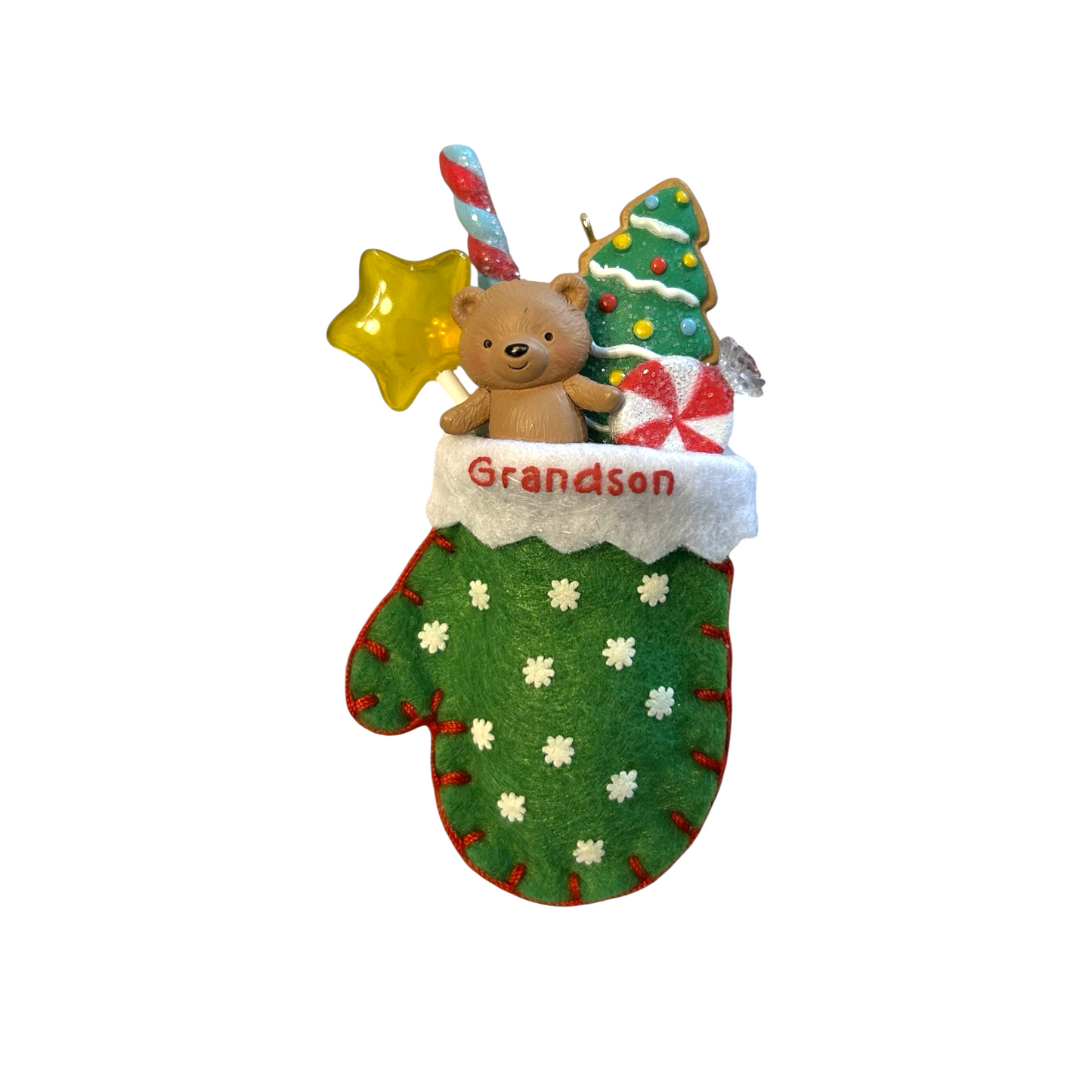 2008 Grandson Hallmark Ornament (Mittens) QXG6201