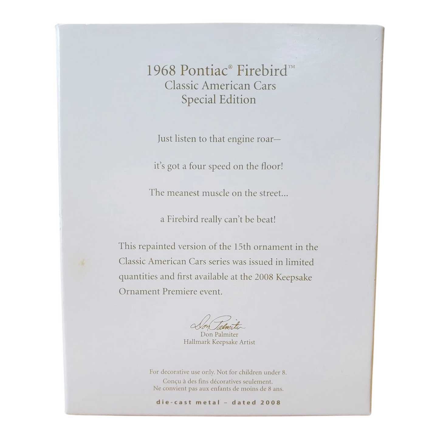 2008 (1968) Chevy-Repaint Firebird Convertible (Classic American Cars)