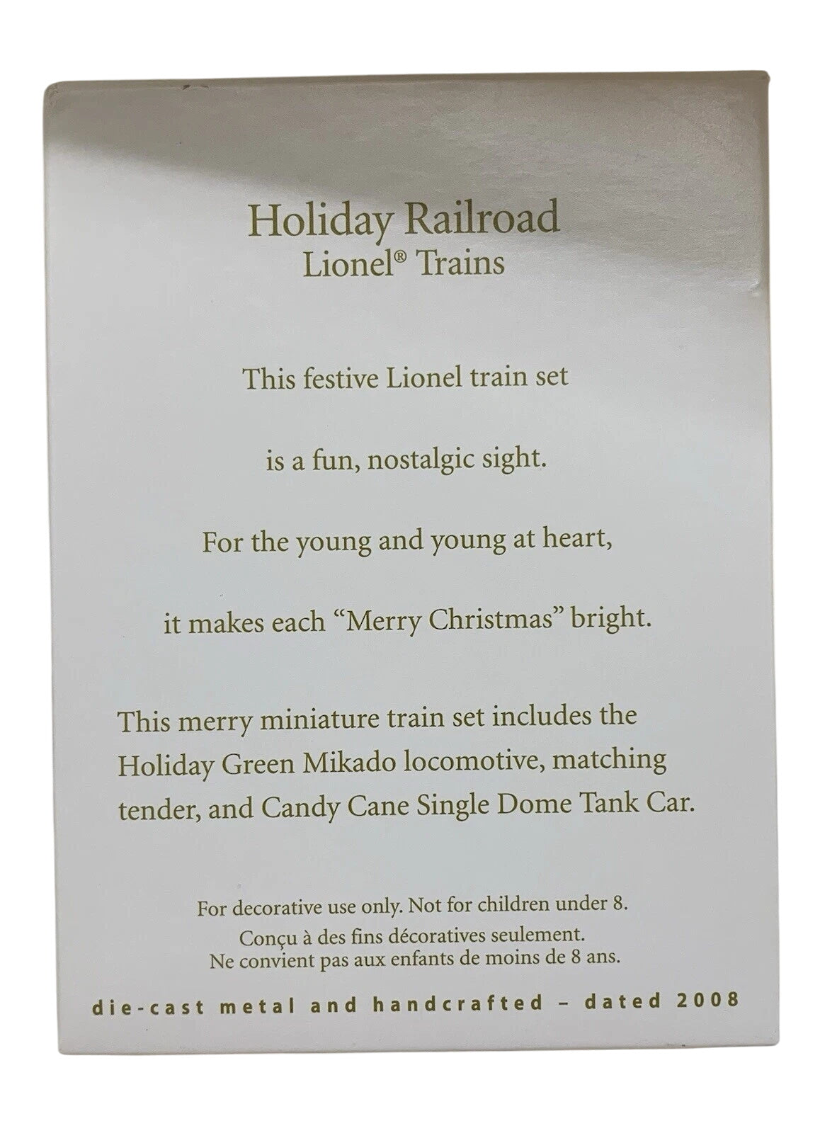 2008 Holiday Railroad (Lionel)