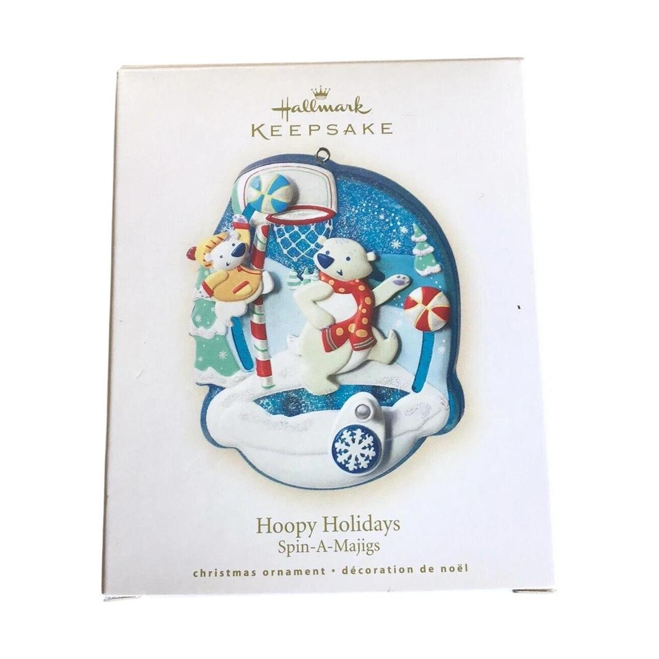 2008 Hoopy Holidays Hallmark Ornament (Spin-A-Majigs) QP1131