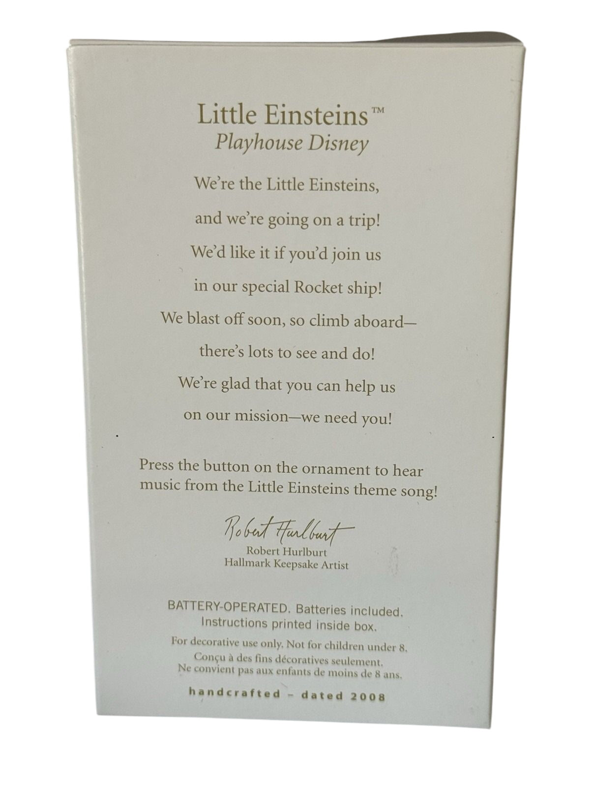 2008 Little Einsteins Hallmark Ornament (Disney) QXD6351