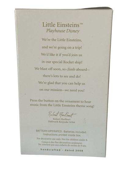 2008 Little Einsteins Hallmark Ornament (Disney) QXD6351